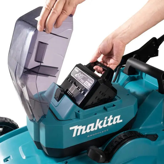 Tondeuse 48 cm 64Vmax MAKITA 1 batt.BL6440 + chargeur DC64WA - LM001JM101 JARDINS LOISIRS
