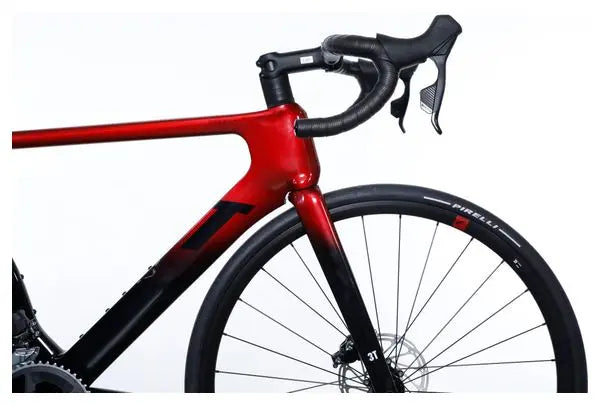 3T Strada Vélo de Route Rival AXS 12V 700 mm Rouge/Noir 2022 JARDINS LOISIRS