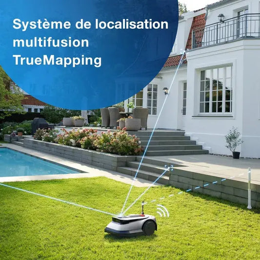 ECOVACS Goat G1-800G Tondeuse à Gazon Robotisée, Délimitation sans Fil, JARDINS LOISIRS