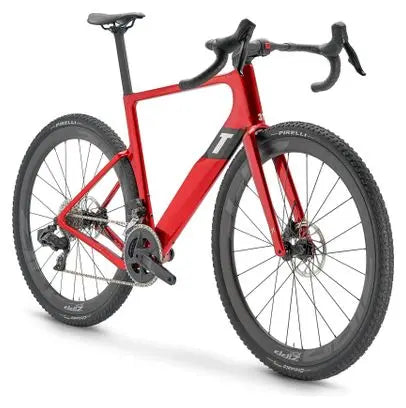 Gravel Bike 3T RaceMax Italia Sram Rival eTap AXS 12V 700 mm Rouge JARDINS LOISIRS