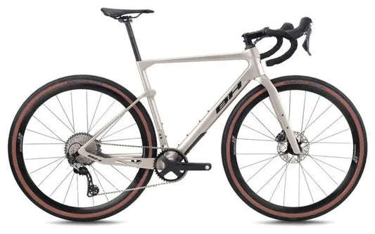 Gravel Bike BH Gravel X Carbon 3.0 Shimano GRX 12V 700 mm Gris Taupe 2024 JARDINS LOISIRS