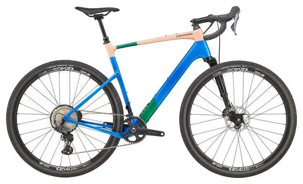 Gravel Bike Cannondale Topstone Carbon 2 Lefty Shimano GRX 12V 700 mm Bleu JARDINS LOISIRS