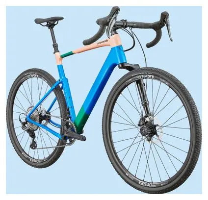 Gravel Bike Cannondale Topstone Carbon 2 Lefty Shimano GRX 12V 700 mm Bleu JARDINS LOISIRS