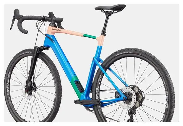Gravel Bike Cannondale Topstone Carbon 2 Lefty Shimano GRX 12V 700 mm Bleu JARDINS LOISIRS