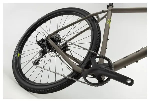 Gravel Bike NS Bikes Rag+ 3 Sram Apex 11V 700 mm Marron Raw 2022 JARDINS LOISIRS