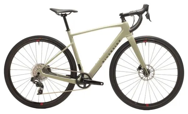 Gravel Bike Riverside GCR Sram Rival xplr AXS 12V 700mm Beige JARDINS LOISIRS