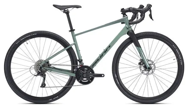 Gravel Bike Sunn Venture S2 Shimano Sora 9V 700 mm Gris Vert JARDINS LOISIRS