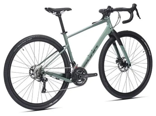 Gravel Bike Sunn Venture S2 Shimano Sora 9V 700 mm Gris Vert JARDINS LOISIRS