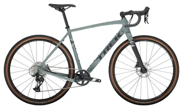 Gravel Bike Trek Checkpoint ALR 5 Sram Apex XPLR 12V 700 mm Gris/Vert Mat JARDINS LOISIRS