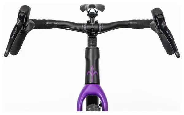 Gravel Bike Wilier Triestina Adlar Shimano GRX 11V 700 mm Noir Violet 2024 JARDINS LOISIRS