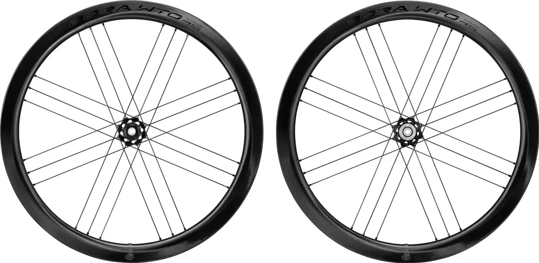 Paire de Roues Campagnolo Bora WTO 45 C23 Disc 700 mm | 12x100 - 12x142 mm | Center Lock | 2024 JARDINS LOISIRS