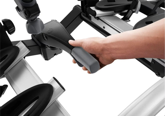 Porte-Vélos sur Boule d'Attelage Thule VeloCompact Prise 13 Broches - 3 Vélos (Compatible E-Bikes) Noir Argent JARDINS LOISIRS