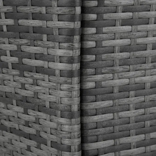 Salon de jardin en résine tressée et acier 8 places avec housse de protection résistant aux UVs TECTAKE JARDINS LOISIRS