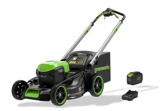 Tondeuse à batterie 48V 51cm (1 x 5Ah + chargeur) - GREENWORK JARDINS LOISIRS