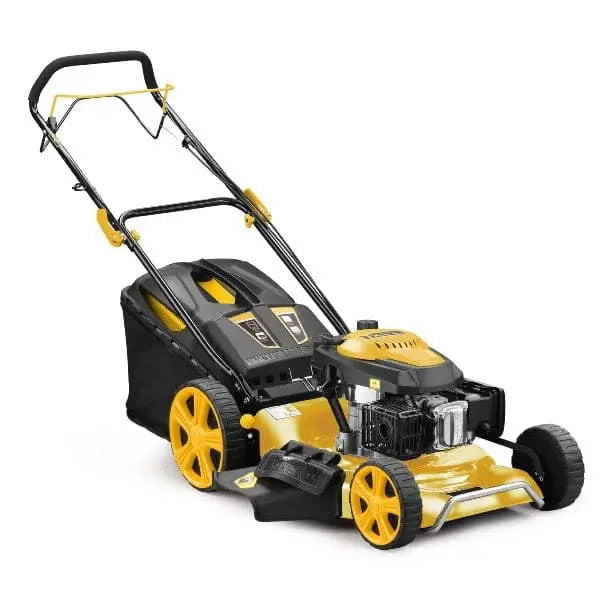 Tondeuse thermique autotractée 196cm3 - coupe 53cm - Fonction 3 en 1 (ramassage, éjection latérale, mulching) JARDINS LOISIRS