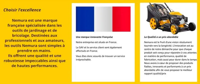 Tondeuse thermique autotractée 196cm3 - coupe 53cm - Fonction 3 en 1 (ramassage, éjection latérale, mulching) JARDINS LOISIRS