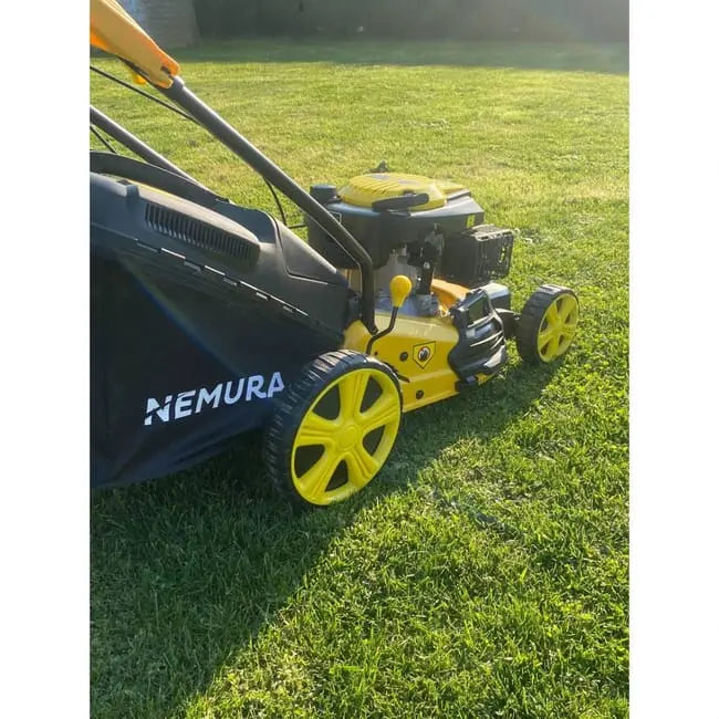 Tondeuse thermique autotractée 196cm3 - coupe 53cm - Fonction 3 en 1 (ramassage, éjection latérale, mulching) JARDINS LOISIRS