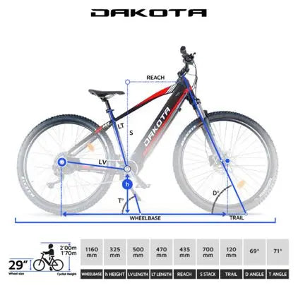 Urbanbiker Dakota 29″ | VTT Electrique | 140KM Autonomie JARDINS LOISIRS