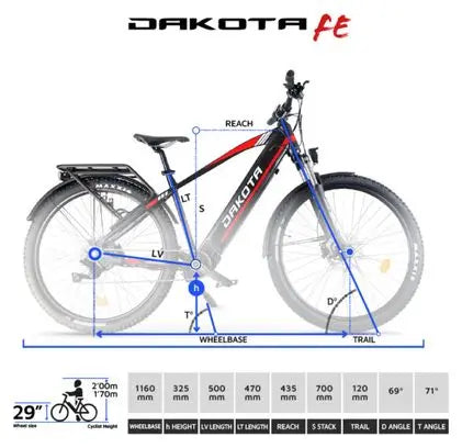 Urbanbiker Dakota FE 29″ | VTT Electrique | 140KM Autonomie JARDINS LOISIRS