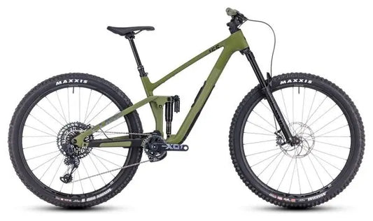 VTT Cube  Stereo ONE55 C:62 TM 29 olive´n´chrome JARDINS LOISIRS