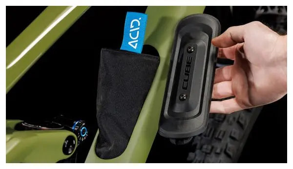 VTT Cube  Stereo ONE55 C:62 TM 29 olive´n´chrome JARDINS LOISIRS