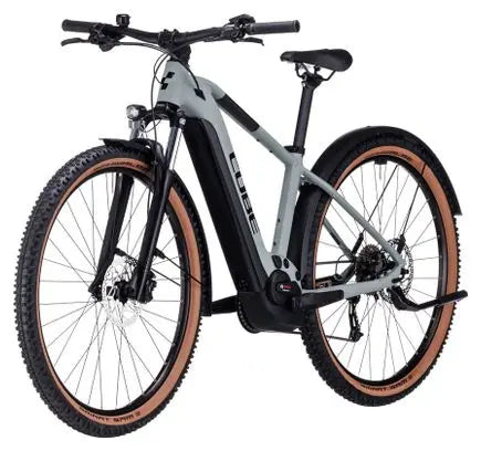 VTT Électrique Semi-Rigide Cube Reaction Hybrid Performance 500 Allroad Shimano Alivio 9V 500 Wh 27.5'' Gris Vert Swamp JARDINS LOISIRS