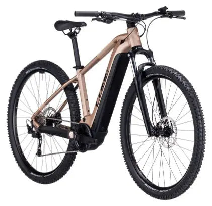 VTT Électrique Semi-Rigide Cube Reaction Hybrid Performance 625 Shimano Alivio 9V 625 Wh 27.5'' Marron Metallic JARDINS LOISIRS