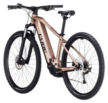 VTT Électrique Semi-Rigide Cube Reaction Hybrid Performance 625 Shimano Alivio 9V 625 Wh 27.5'' Marron Metallic JARDINS LOISIRS