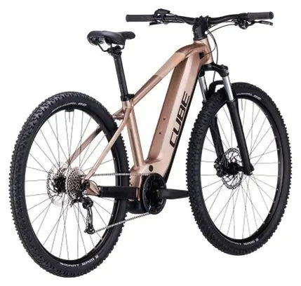 VTT Électrique Semi-Rigide Cube Reaction Hybrid Performance 625 Shimano Alivio 9V 625 Wh 27.5'' Marron Metallic JARDINS LOISIRS