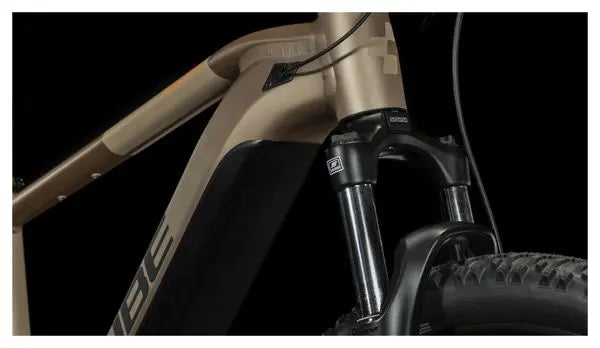 VTT Électrique Semi-Rigide Cube Reaction Hybrid Performance 625 Shimano Alivio 9V 625 Wh 27.5'' Marron Metallic JARDINS LOISIRS