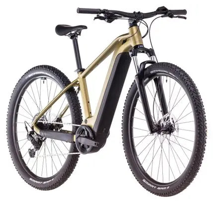 VTT Électrique Semi-Rigide Cube Reaction Hybrid Performance 625 Shimano Cues 9V 625 Wh 29'' Or Lime 2025 JARDINS LOISIRS