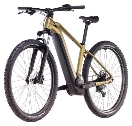 VTT Électrique Semi-Rigide Cube Reaction Hybrid Performance 625 Shimano Cues 9V 625 Wh 29'' Or Lime 2025 JARDINS LOISIRS
