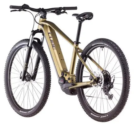 VTT Électrique Semi-Rigide Cube Reaction Hybrid Performance 625 Shimano Cues 9V 625 Wh 29'' Or Lime 2025 JARDINS LOISIRS