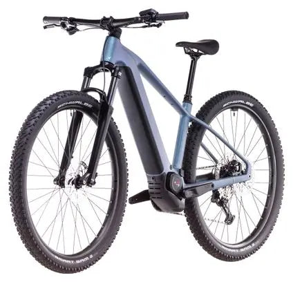 VTT Électrique Semi-Rigide Cube Reaction Hybrid Pro 600 Shimano Deore/Deore XT 12V 600 Wh 29'' Bleu Vert Smaragd 2025 JARDINS LOISIRS