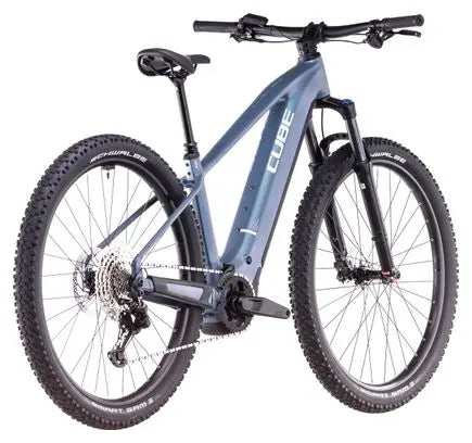 VTT Électrique Semi-Rigide Cube Reaction Hybrid Pro 600 Shimano Deore/Deore XT 12V 600 Wh 29'' Bleu Vert Smaragd 2025 JARDINS LOISIRS