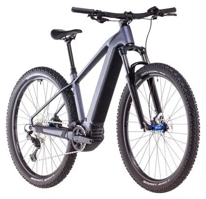 VTT Électrique Semi-Rigide Cube Reaction Hybrid Pro 600 Shimano Deore/Deore XT 12V 600 Wh 29'' Gris Metallic 2025 JARDINS LOISIRS