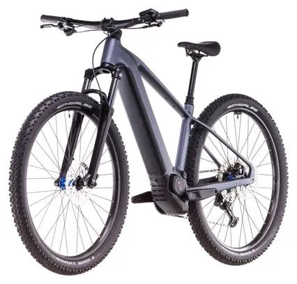 VTT Électrique Semi-Rigide Cube Reaction Hybrid Pro 600 Shimano Deore/Deore XT 12V 600 Wh 29'' Gris Metallic 2025 JARDINS LOISIRS