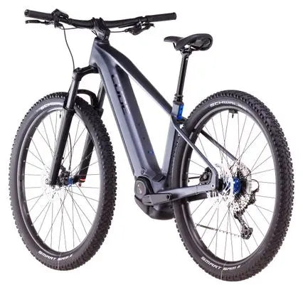 VTT Électrique Semi-Rigide Cube Reaction Hybrid Pro 600 Shimano Deore/Deore XT 12V 600 Wh 29'' Gris Metallic 2025 JARDINS LOISIRS