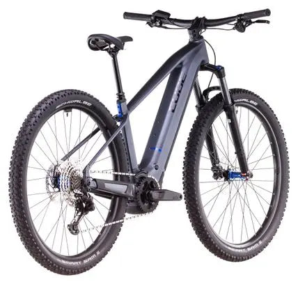 VTT Électrique Semi-Rigide Cube Reaction Hybrid Pro 600 Shimano Deore/Deore XT 12V 600 Wh 29'' Gris Metallic 2025 JARDINS LOISIRS
