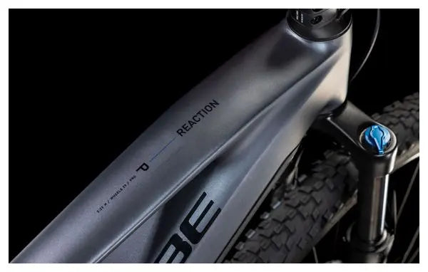 VTT Électrique Semi-Rigide Cube Reaction Hybrid Pro 600 Shimano Deore/Deore XT 12V 600 Wh 29'' Gris Metallic 2025 JARDINS LOISIRS