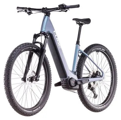 VTT Électrique Semi-Rigide Cube Reaction Hybrid Pro 800 Easy Entry Shimano Deore/Deore XT 12V 800 Wh 27.5'' Bleu Vert Smaragd 2025 JARDINS LOISIRS