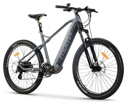 VTT Electrique Semi-Rigide Moma Bikes E-MTB 27.5'' Shimano Altus 8V Gris JARDINS LOISIRS