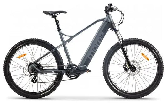 VTT Electrique Semi-Rigide Moma Bikes E-MTB 27.5'' Shimano Altus 8V Gris JARDINS LOISIRS
