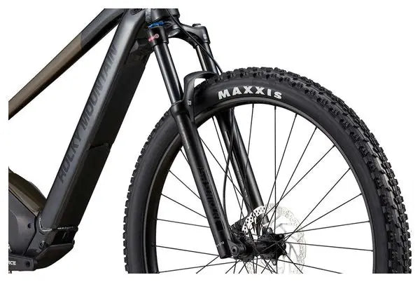 VTT Électrique Semi-Rigide Rocky Mountain Fusion Powerplay 10 Shimano Deore 10V 480Wh 29'' Marron Gris JARDINS LOISIRS