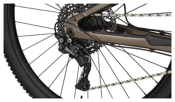 VTT Électrique Semi-Rigide Rocky Mountain Fusion Powerplay 10 Shimano Deore 10V 480Wh 29'' Marron Gris JARDINS LOISIRS