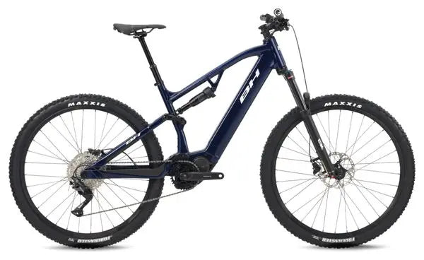 VTT Électrique Tout-Suspendu BH AtomE Lynx 8.0 Shimano Deore 10V 500 Wh 29'' Bleu Marine 2024 JARDINS LOISIRS