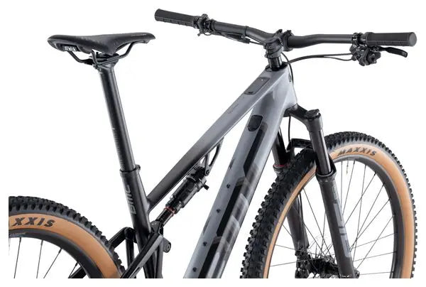 VTT Électrique Tout-Suspendu BMC Fourstroke AMP LT Three Sram NX Eagle 12V 360 Wh 29'' Gris Iron Noir 2024 JARDINS LOISIRS