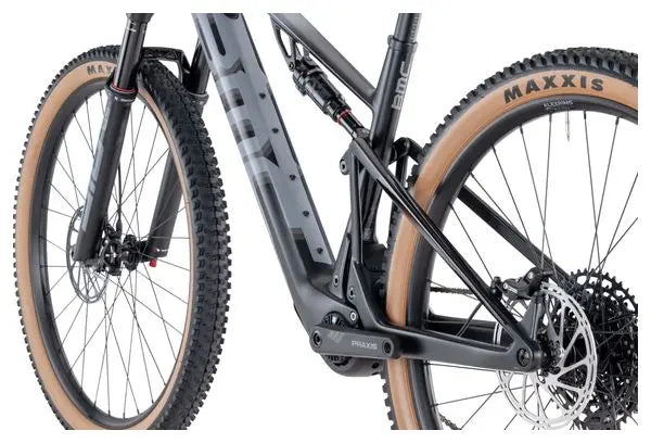 VTT Électrique Tout-Suspendu BMC Fourstroke AMP LT Three Sram NX Eagle 12V 360 Wh 29'' Gris Iron Noir 2024 JARDINS LOISIRS