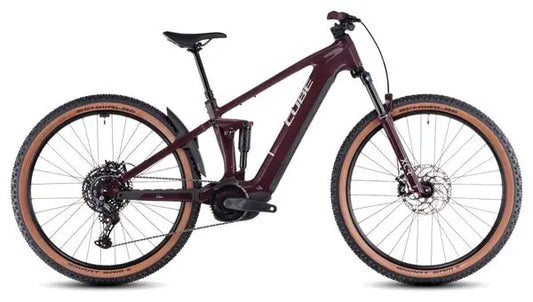 VTT Électrique Tout-Suspendu Cube Stereo Hybrid One22 Pro 800 Shimano Cues 10V 800 Wh 29'' Rouge Amarone 2025 JARDINS LOISIRS