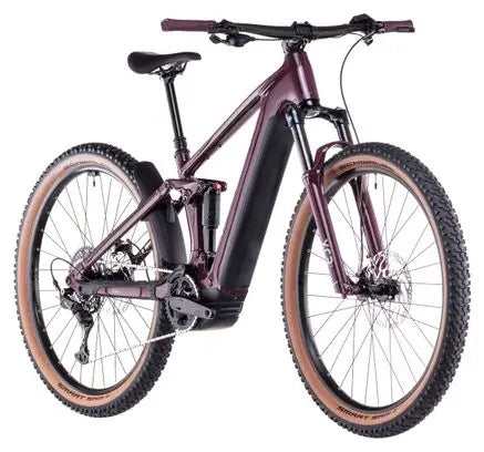 VTT Électrique Tout-Suspendu Cube Stereo Hybrid One22 Pro 800 Shimano Cues 10V 800 Wh 29'' Rouge Amarone 2025 JARDINS LOISIRS
